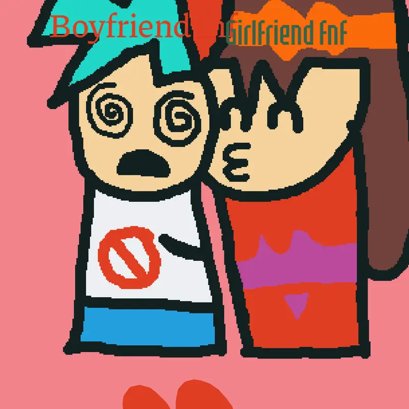 Boyfriend fnf x girlfriend fnf by @mugman-fnf