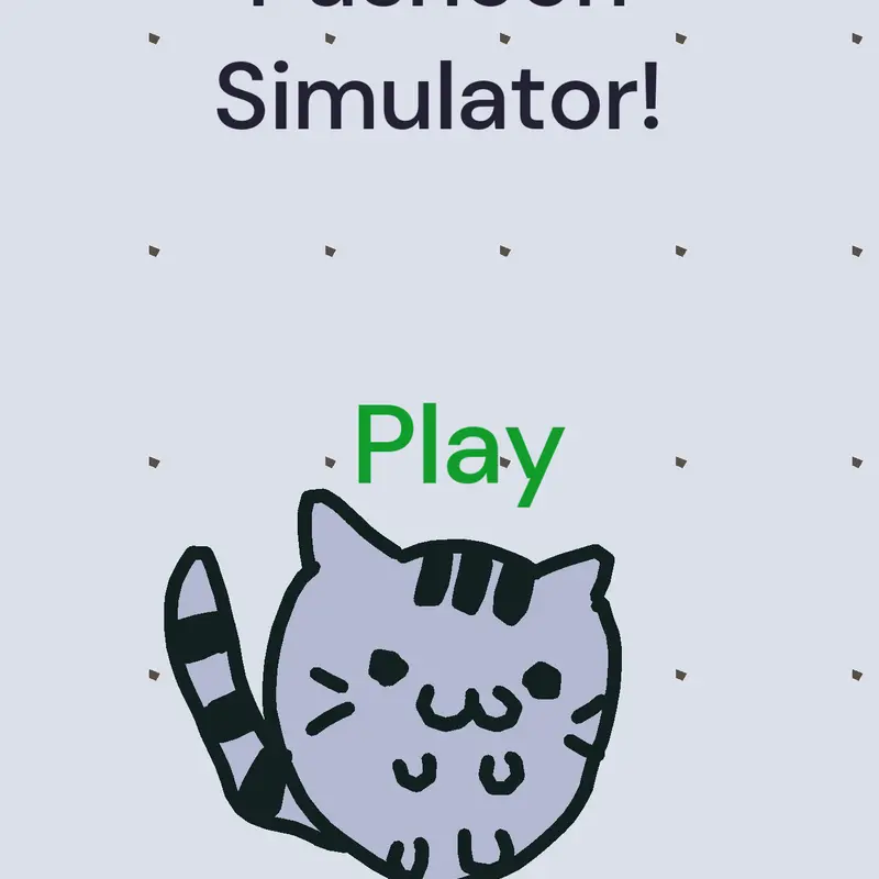 Pusheen simulator! by @Gabidosek