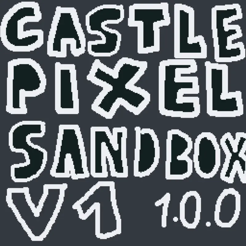 Castle pixel sandbox by @othergames2