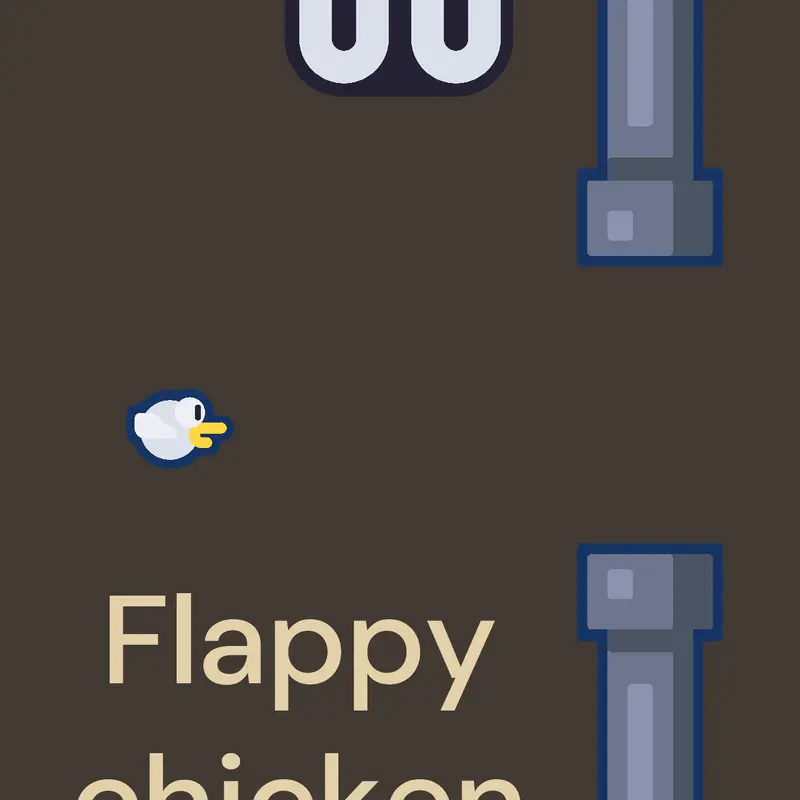 Flappy chicken by @OUT-studio