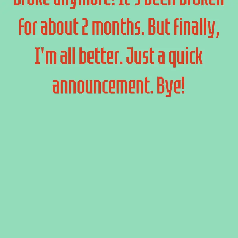 Announcement!¡! by @LolMan50