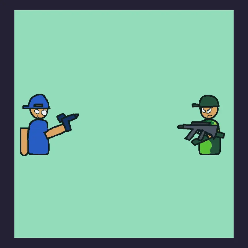 People battle by @persononcastle2763