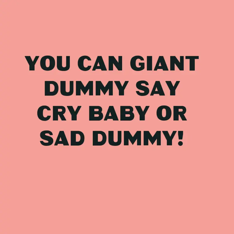 Giant dummy:wait wut by @newpdnote