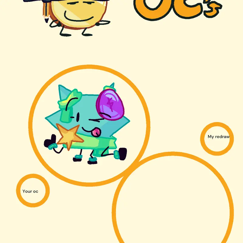 First BFDI Thingy (Older is not my deck) by @OfficialKat_