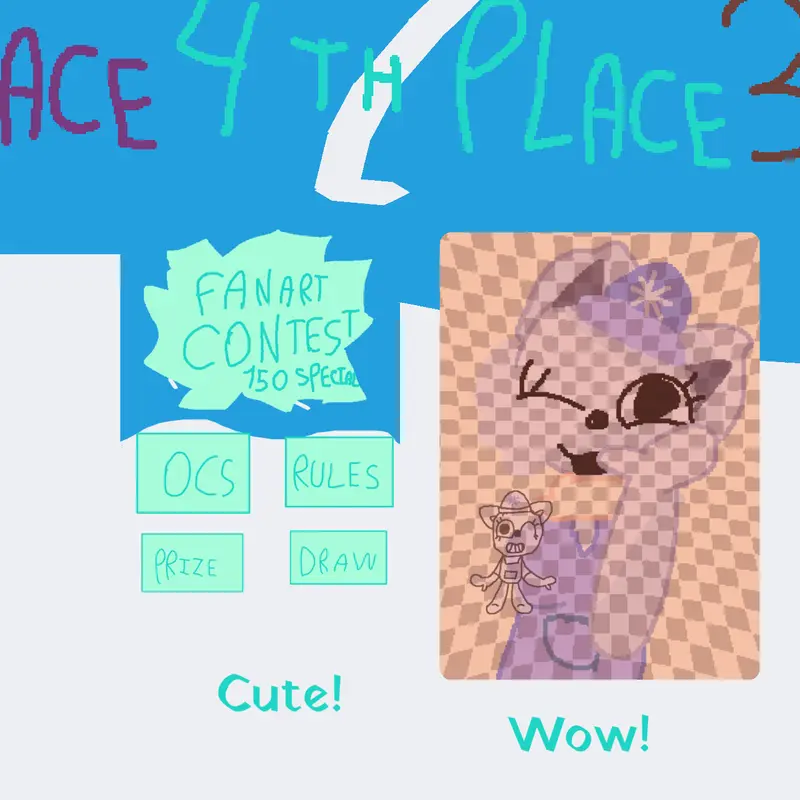 Fanart contest results ig by @Blot_fanatik