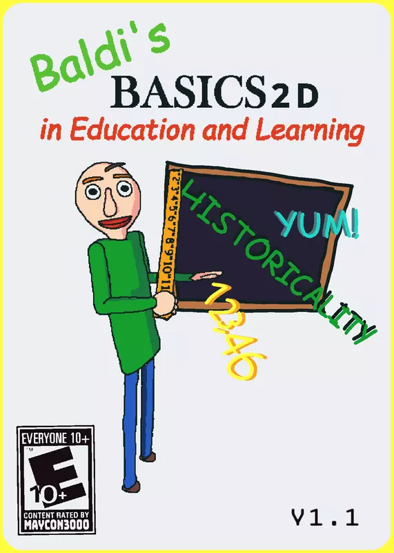Baldi's Basics 2D by @maycon3000