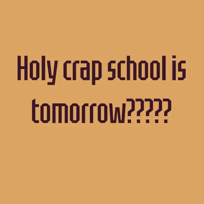 My school is tom idk abt urs by @Retired_crusty_submarine
