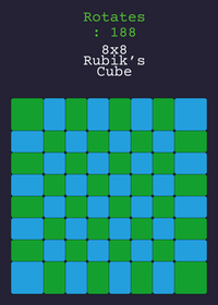 8 x 8 Rubiks cube ￼