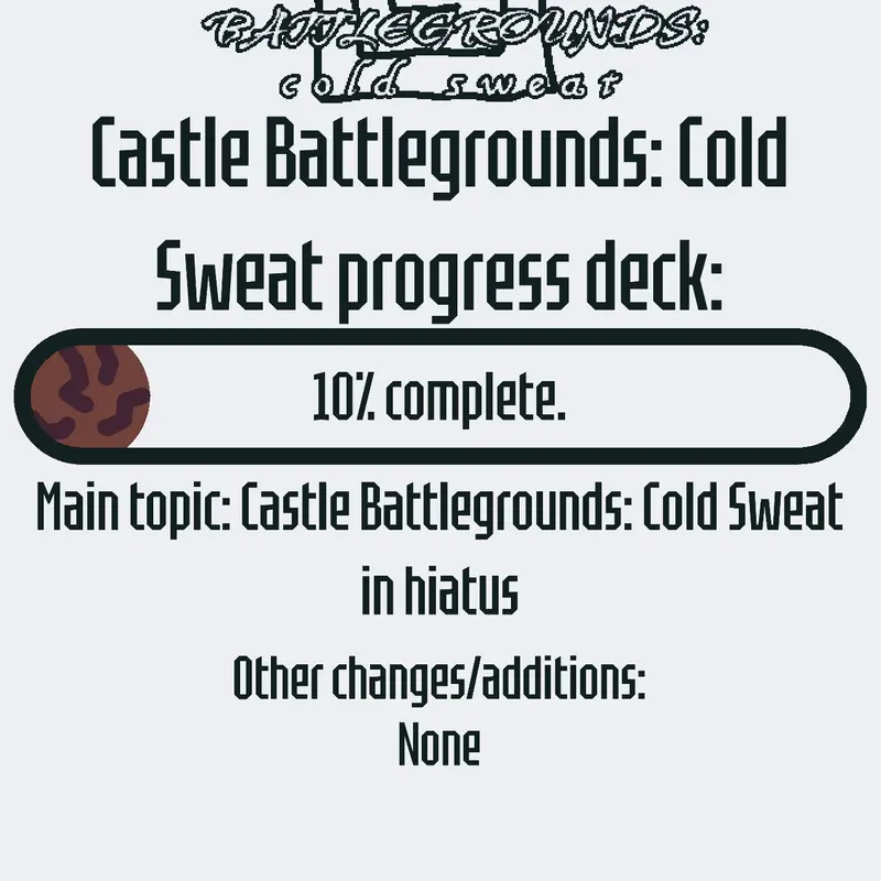 Castle Battlegrounds Progress Deck by @BlueBlobProductions