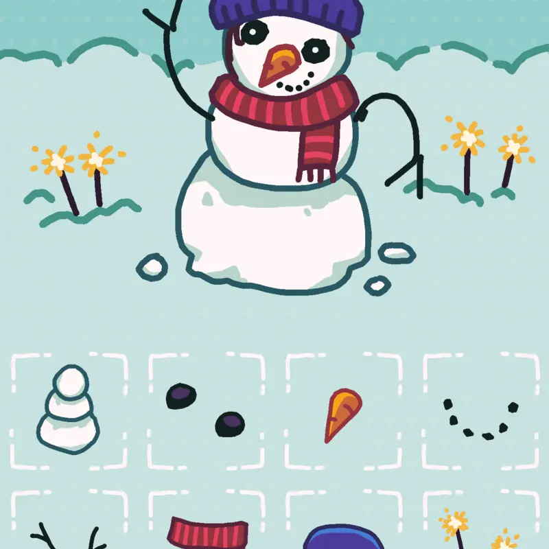 Build a snowman by @tadcjaxfan