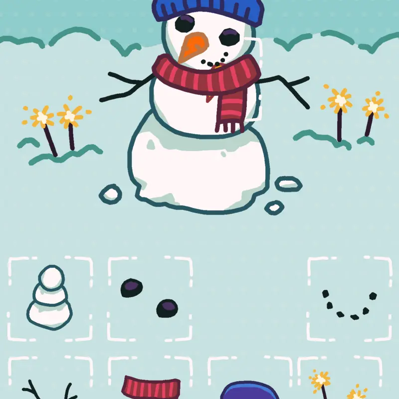 New  snowman ⛄️  sprites by @Sonicandshadow1