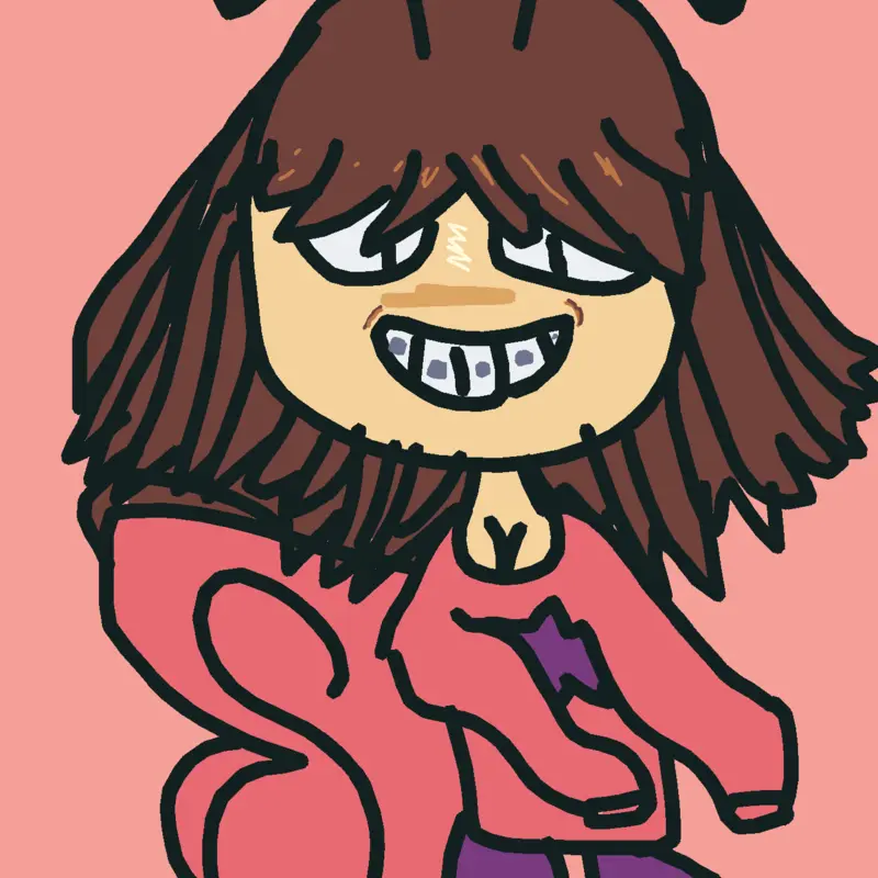 She has braces on! by @Pursuer_in_wonderland