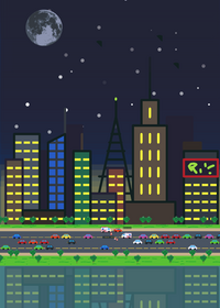 Night sky - A hand-drawn masterpiece