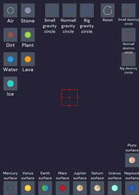 Planet sandbox