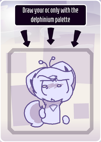 My ocs in delphinium pallete style