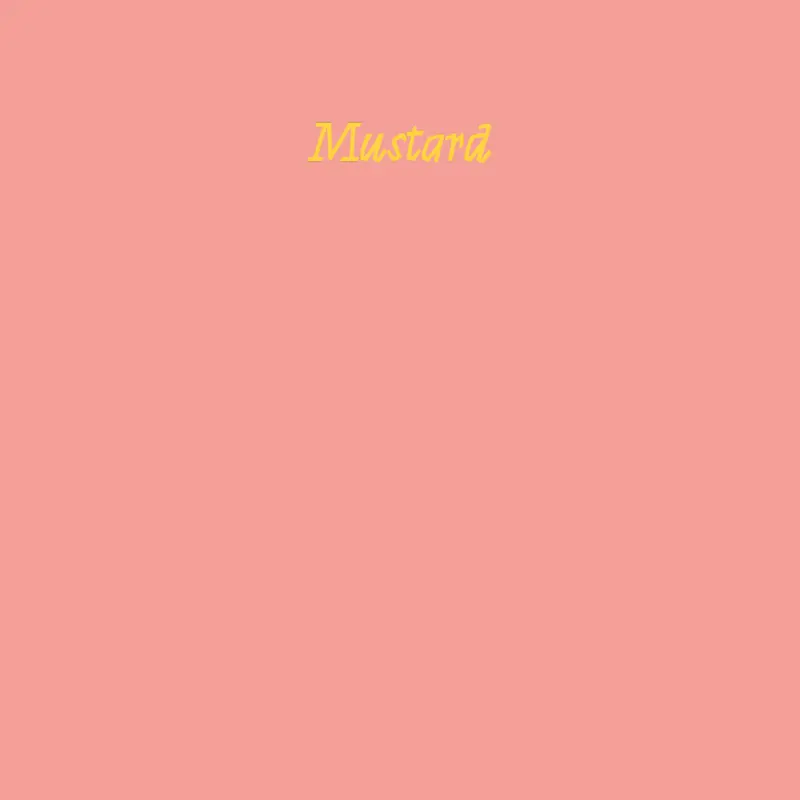 Mustard by @Alexandreous
