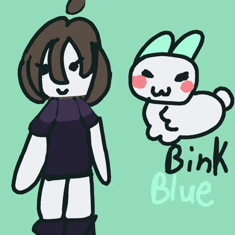 Me and binkblue by @binkblue