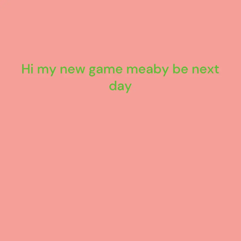 Game by @The_Null81