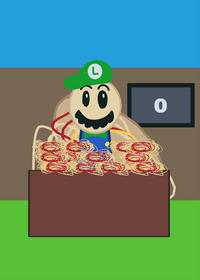 Pov: Mario in spaghetti contest