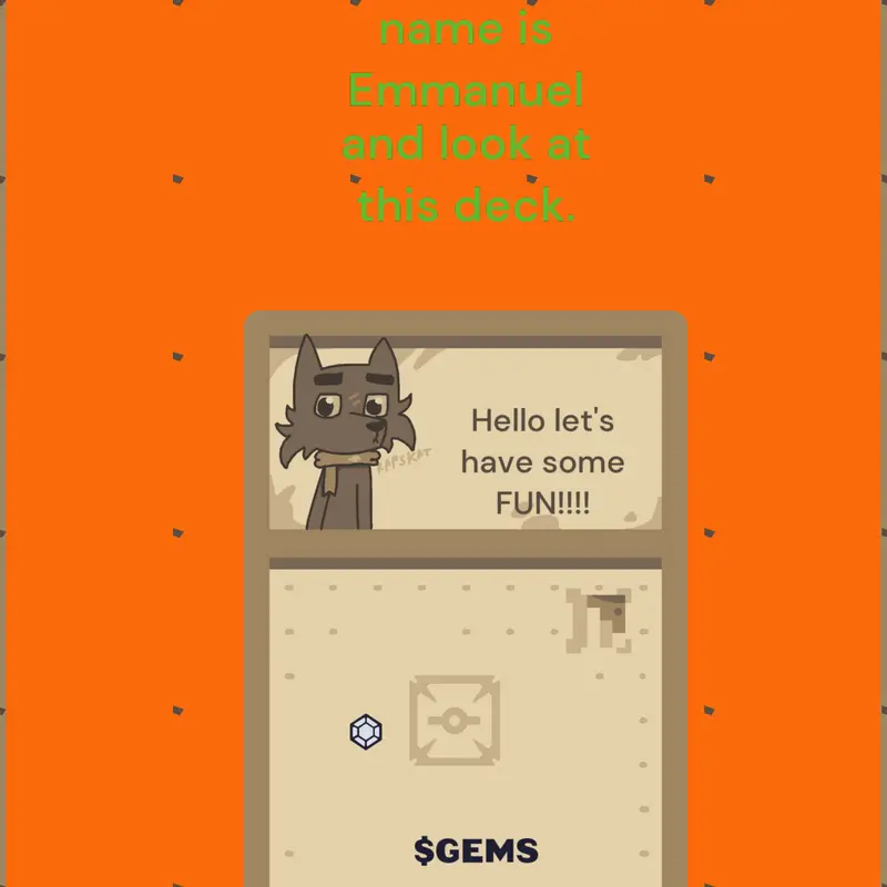 Game by @emmanuelec2018