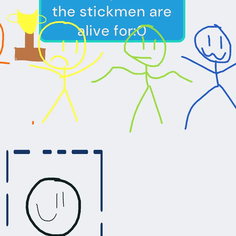 the stickmen gang play tag by @thestickman_dude