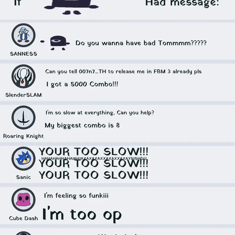 If Evil Character has Messages by @DustinFr