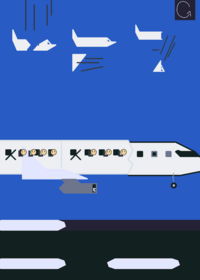 blank 737-6a0 plane
