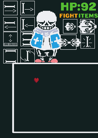 Sans não desiste