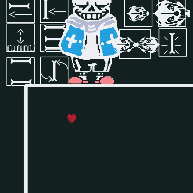 Sans não desiste by @underfall