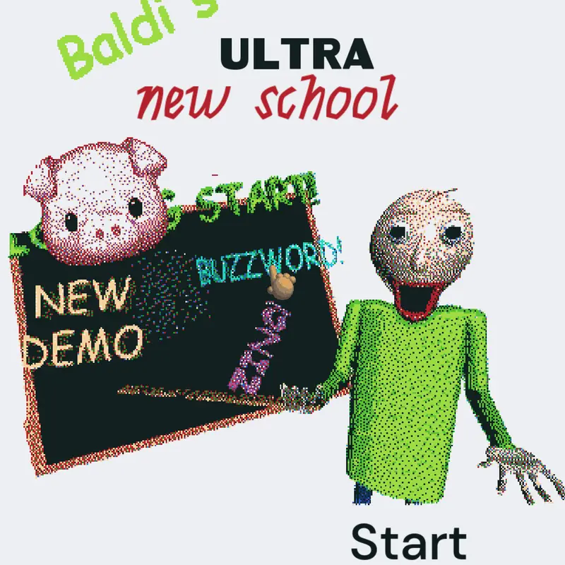 baldi's ultra new school! by @RicardoPaloschi