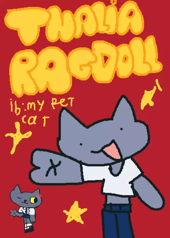 Thalia my friggin hissing cat 3:< by @MapleTheSyrupCat