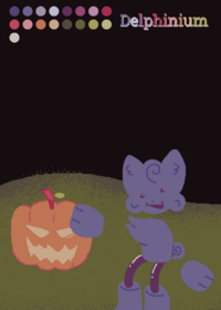 DELPHINIUM PALLET ART DECK 🎃