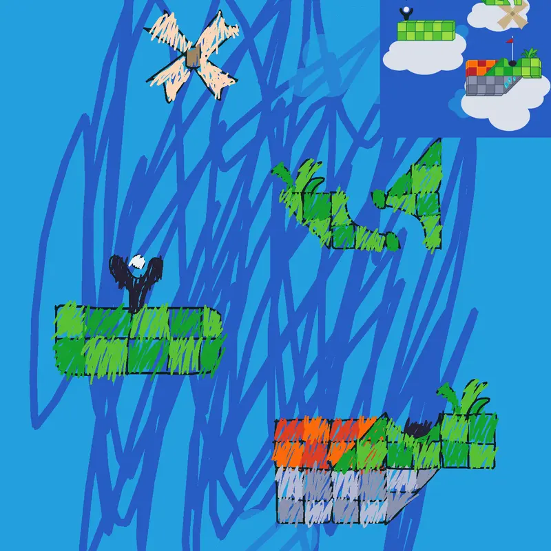 golf but it was made by a 5 year old by @retired123