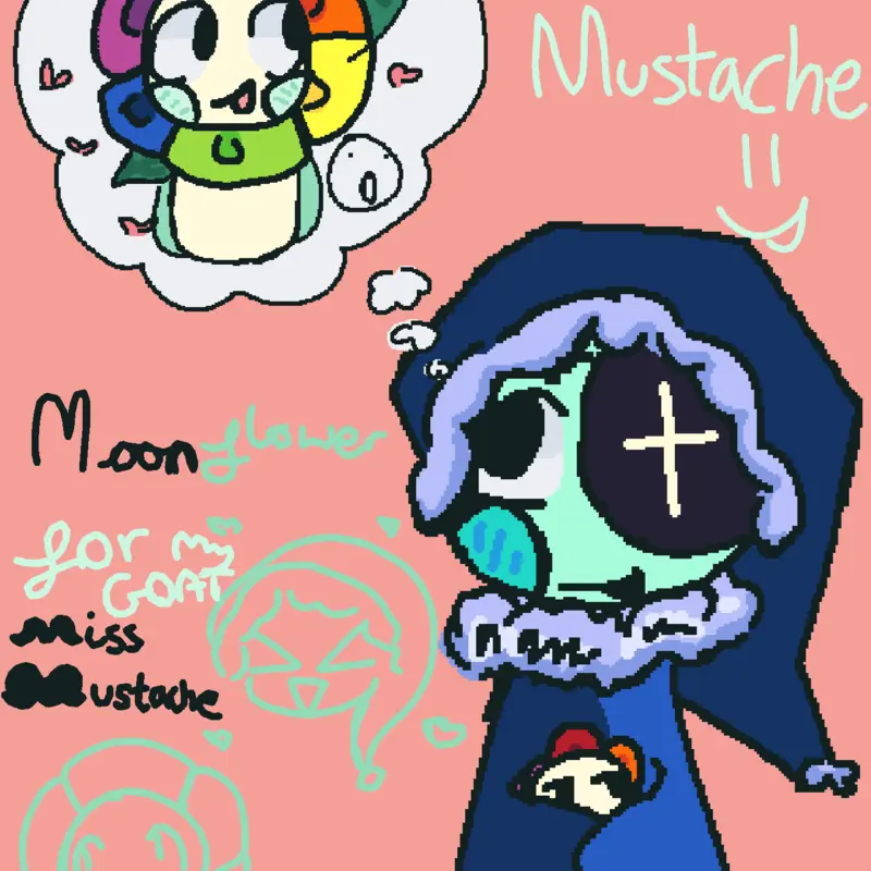 Astro x dandy art!!!! (Moonflower) by @avi_123