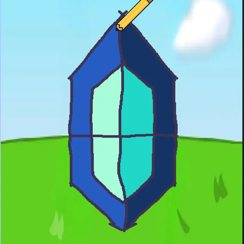 Saphir draw face by @saphir14n