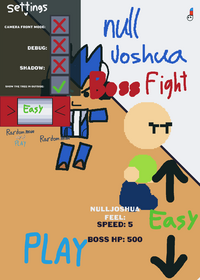 Baldi basics but NullJoshua fight