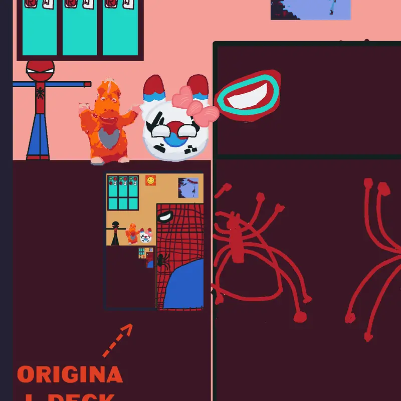 Spider verse eating Æ Œ by @ErickHernandezreal1