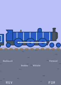 Big Steam Locomotive
