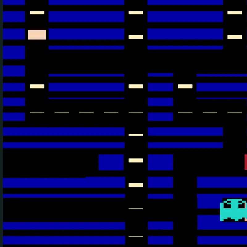 Pac-man atari2600 arcade by @MTV_1975