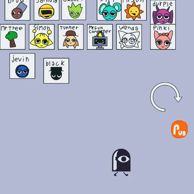 Sprunki sandbox simulator by @tylie