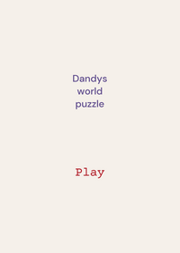 Dandys world|Puzzle