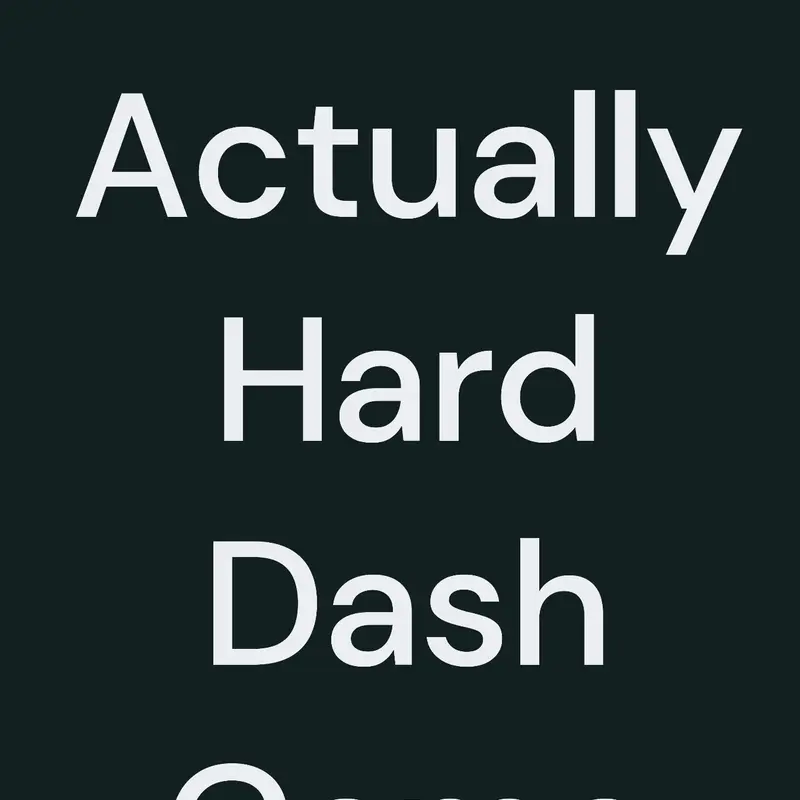 A Actually Hard Dash Game by @beeblo