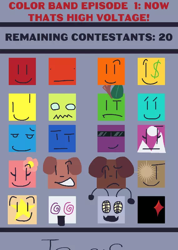 Color band show by @Cookiesterr