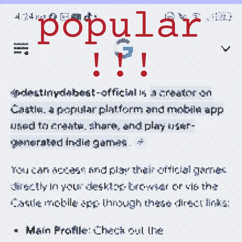 Game by @destinydabest-official