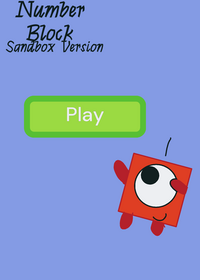Numberblocks sandbox