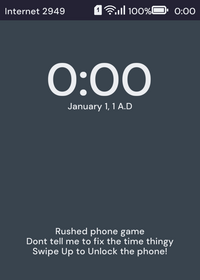 Rushed phone game