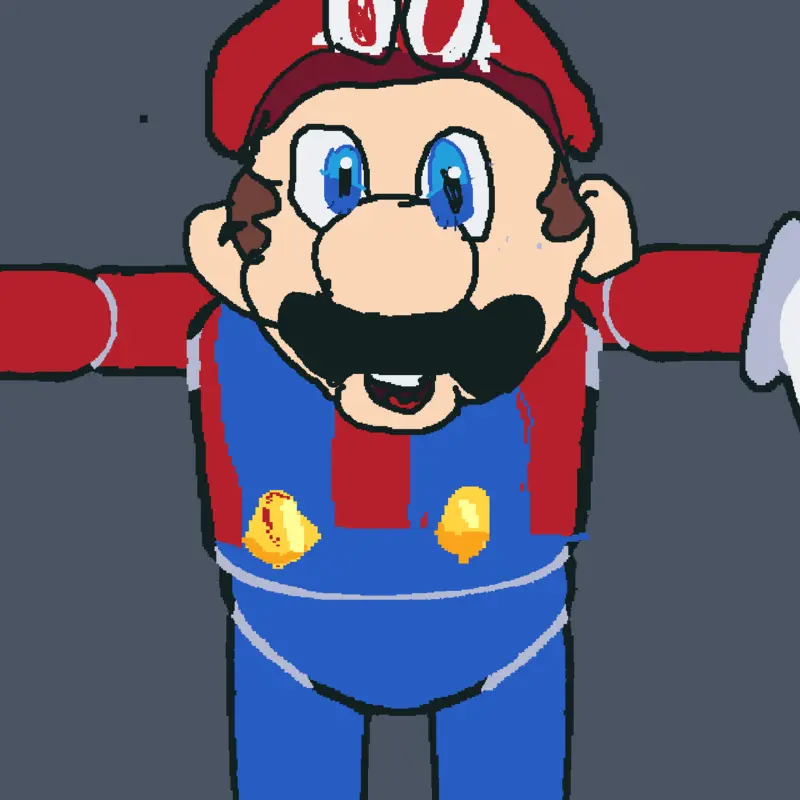 Mario and cappy by @KurtPhillip