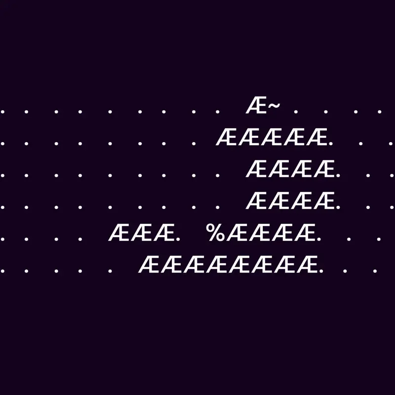 Bad Apple (text version) by @QuixeIl