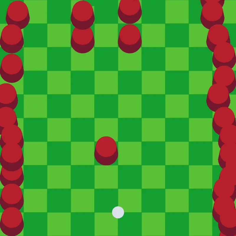 Ricochet (A topdown golf game) by @dipperpines