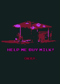 Milk Inside A Bag